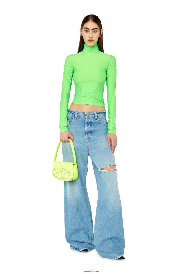 ch Diesel femmes 1 porte jaune fluo 0R48H81063 accessoire