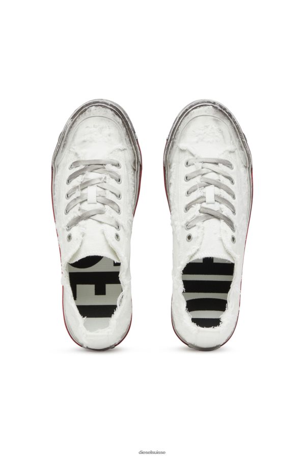 ch Diesel femmes s-athos bas w blanc 0R48H81095 chaussure