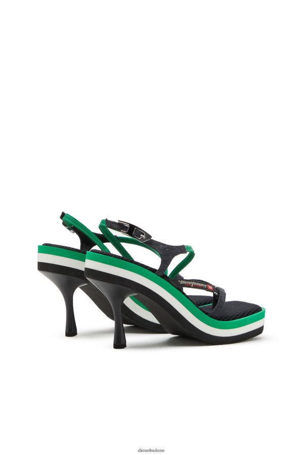 ch Diesel femmes d-haway sdl vert noir 0R48H81108 chaussure