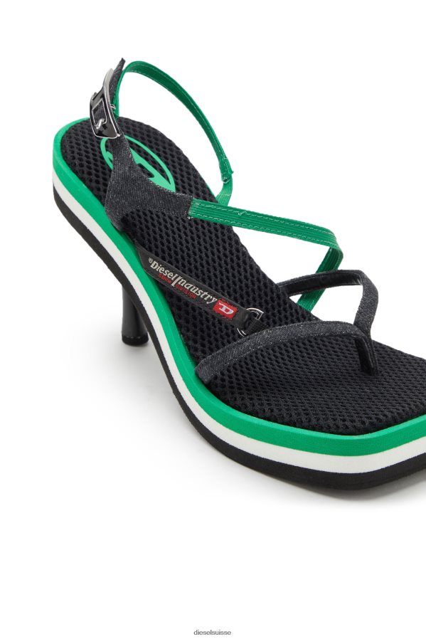 ch Diesel femmes d-haway sdl vert noir 0R48H81108 chaussure