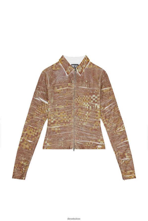 ch Diesel femmes c-adonis brun blanc 0R48H8966 vêtements