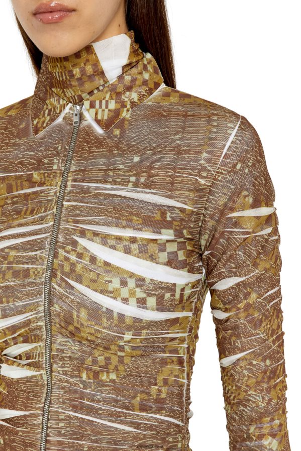 ch Diesel femmes c-adonis brun blanc 0R48H8966 vêtements