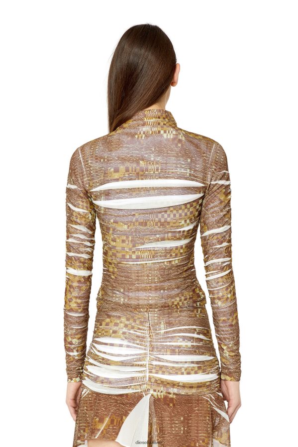 ch Diesel femmes c-adonis brun blanc 0R48H8966 vêtements