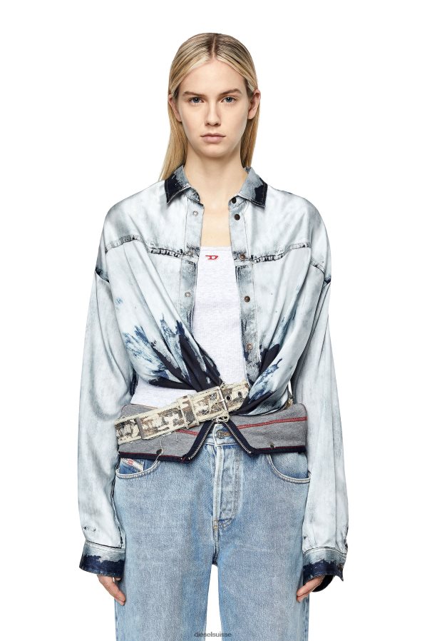 ch Diesel femmes c-suki bleu clair 0R48H8962 vêtements