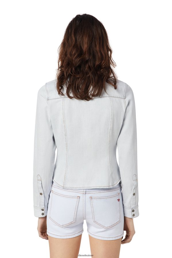 ch Diesel femmes chemise western de-rin bleu clair 0R48H8968 vêtements