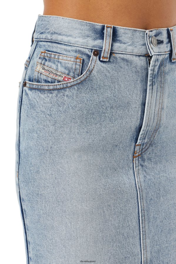 ch Diesel femmes jupe crayon de-ronny bleu clair 0R48H81032 vêtements