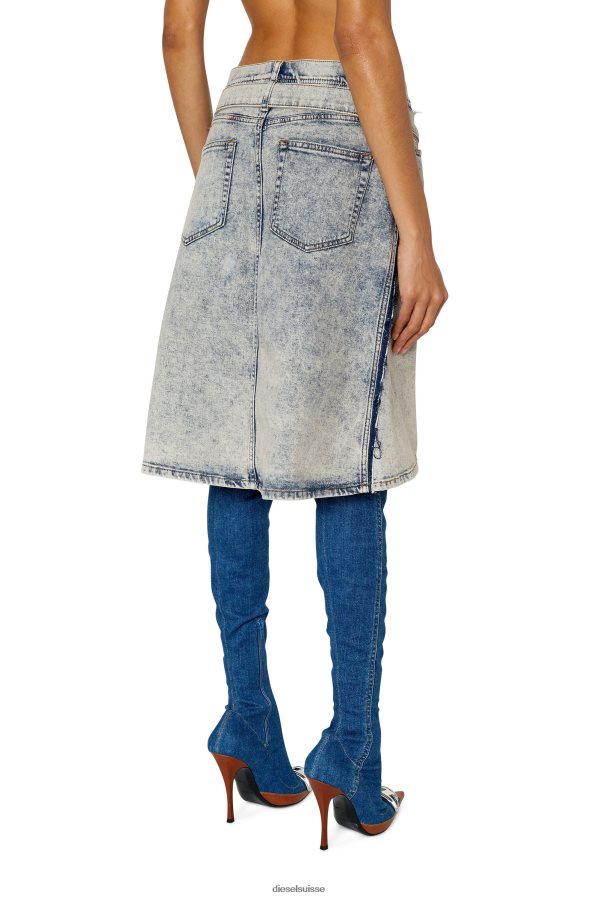 ch Diesel femmes mi-dépendance bleu clair 0R48H81038 vêtements