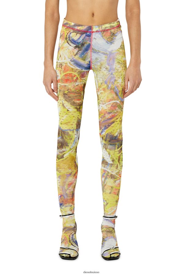 ch Diesel femmes p-koll-g1 blanc jaune 0R48H81008 vêtements