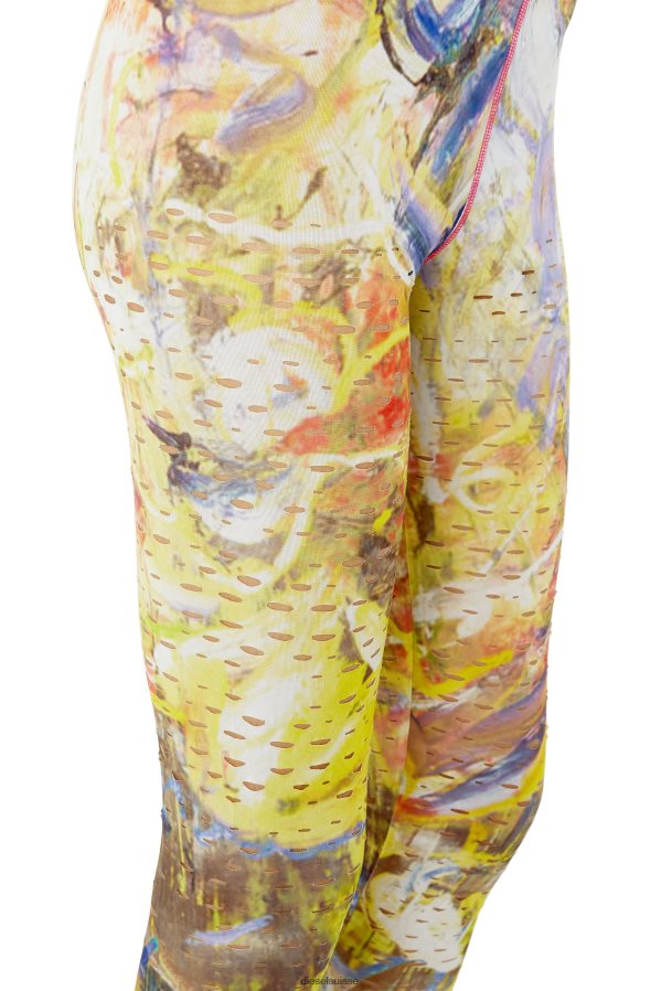 ch Diesel femmes p-koll-g1 blanc jaune 0R48H81008 vêtements