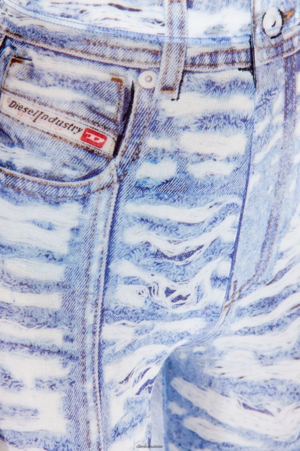 ch Diesel femmes p-koll-h3 bleu clair 0R48H81006 vêtements