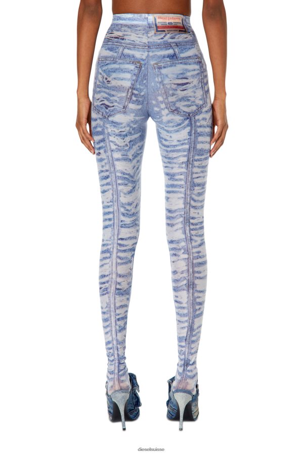 ch Diesel femmes p-koll-h3 bleu clair 0R48H81006 vêtements