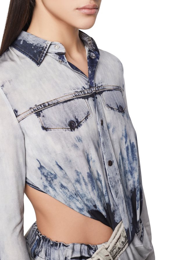 ch Diesel femmes d-hanne bleu clair 0R48H8821 vêtements