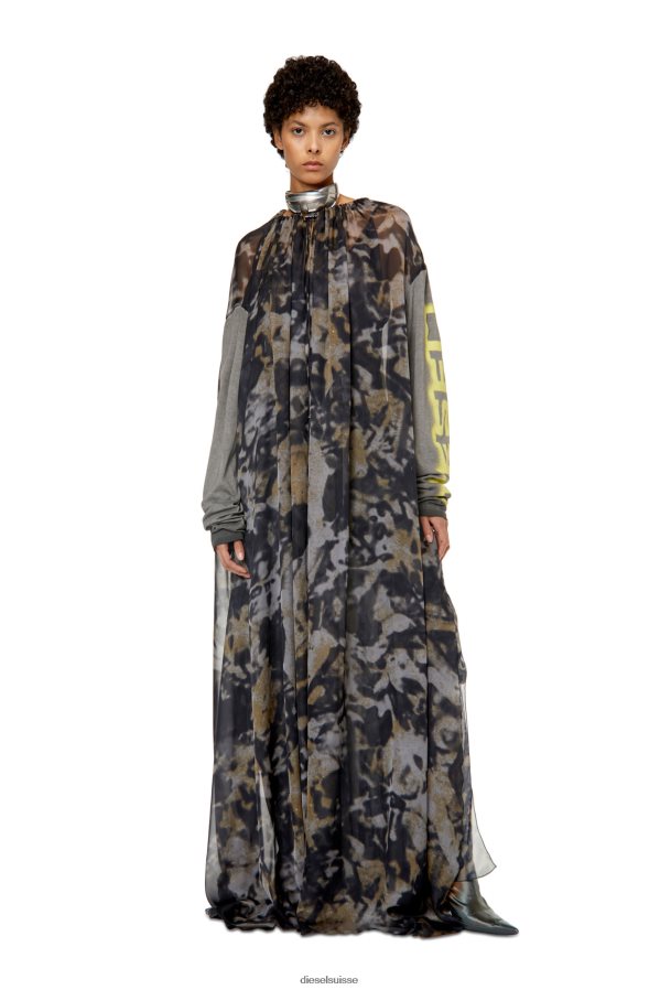 ch Diesel femmes d-lavi-nouveau gris noir 0R48H8852 vêtements