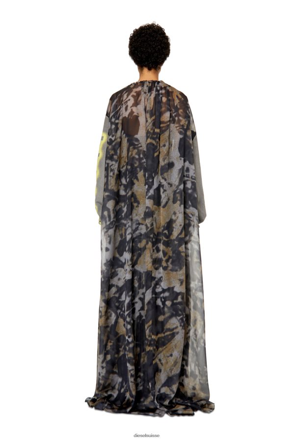 ch Diesel femmes d-lavi-nouveau gris noir 0R48H8852 vêtements