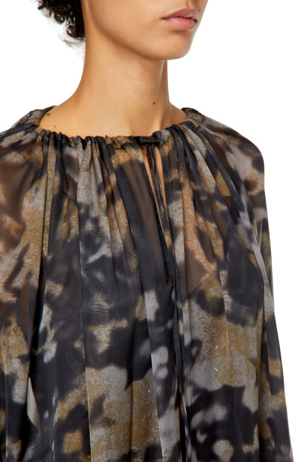 ch Diesel femmes d-lavi-nouveau gris noir 0R48H8852 vêtements