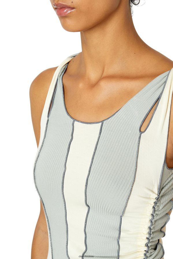 ch Diesel femmes d-lin bleu blanc 0R48H8839 vêtements