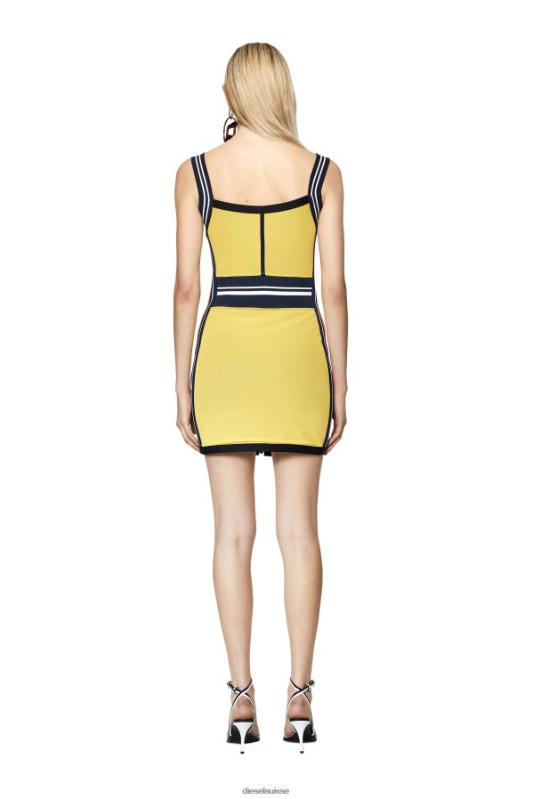 ch Diesel femmes d-mesher noir jaune 0R48H8794 vêtements