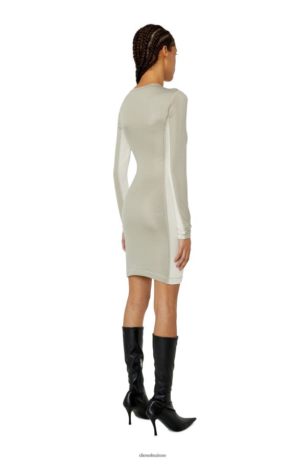 ch Diesel femmes d-ovale gris clair 0R48H8836 vêtements