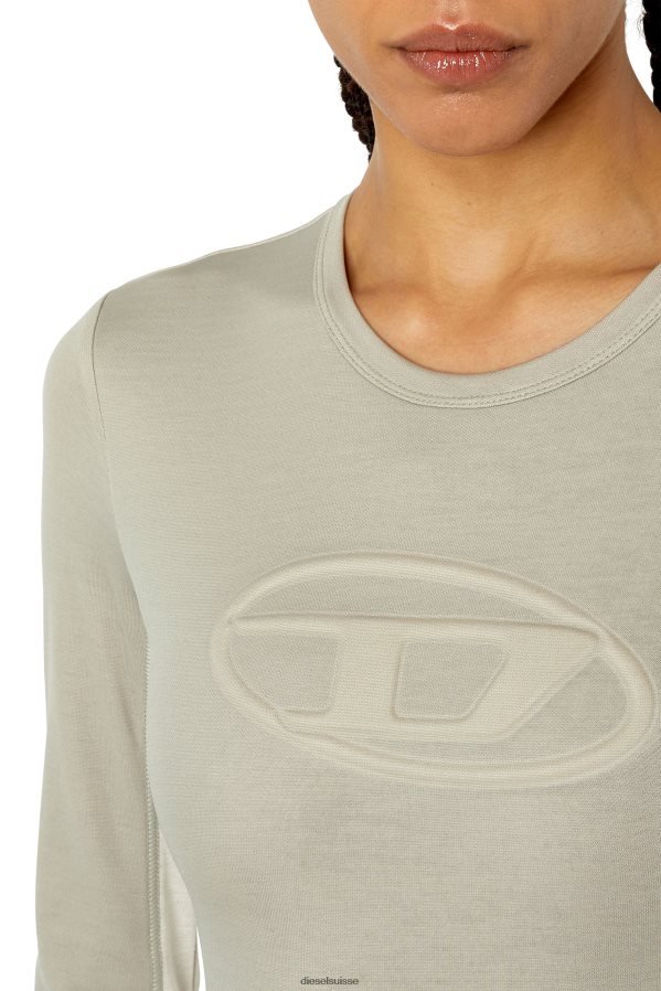 ch Diesel femmes d-ovale gris clair 0R48H8836 vêtements