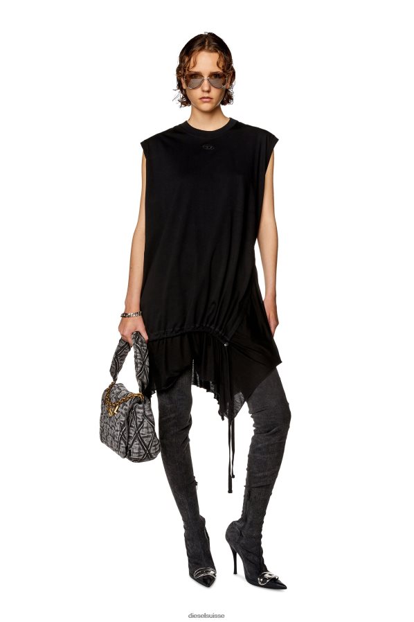 ch Diesel femmes d-rolletty-nw noir 0R48H8806 vêtements