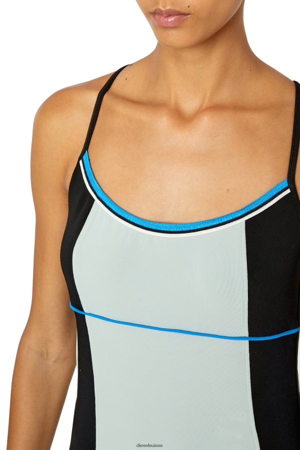 ch Diesel femmes d-strukon noir/bleu 0R48H8833 vêtements