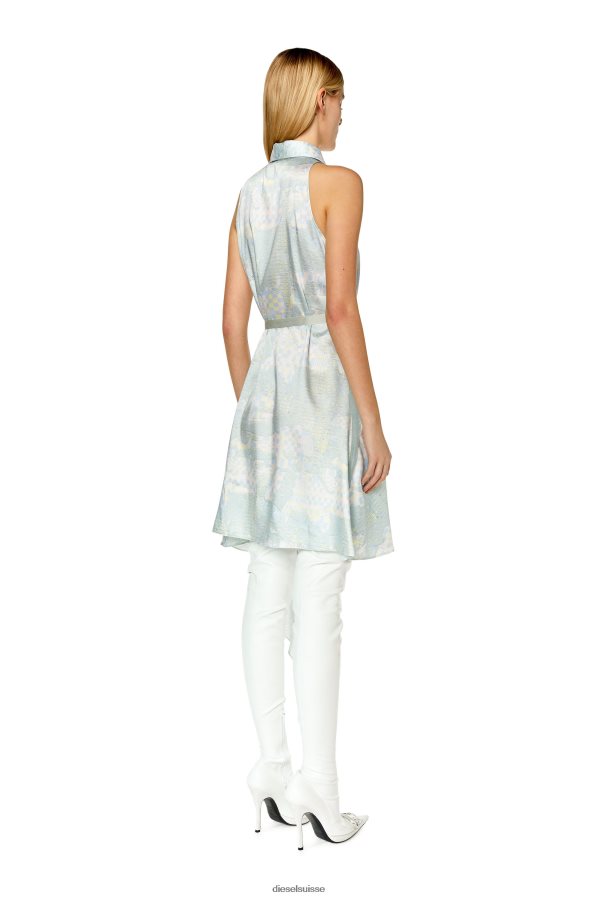 ch Diesel femmes d-trisa-aop bleu clair 0R48H8846 vêtements