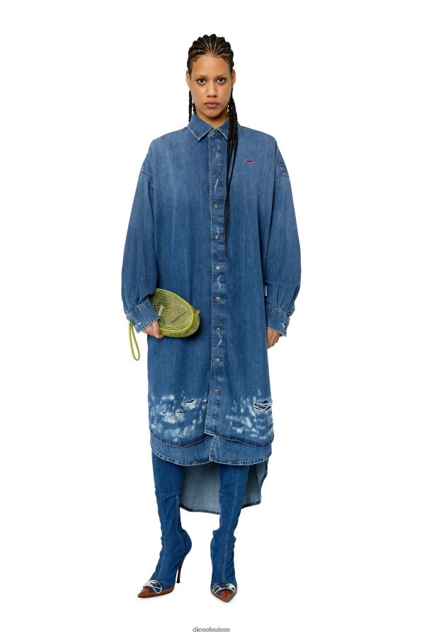 ch Diesel femmes de-davis-l bleu moyen 0R48H8830 vêtements