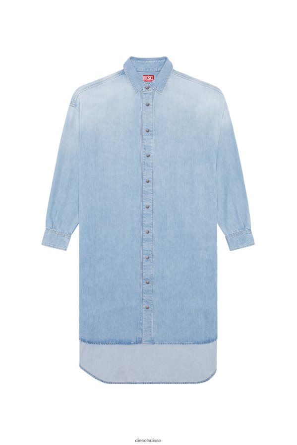 ch Diesel femmes de-davis-l-s bleu clair 0R48H8810 vêtements