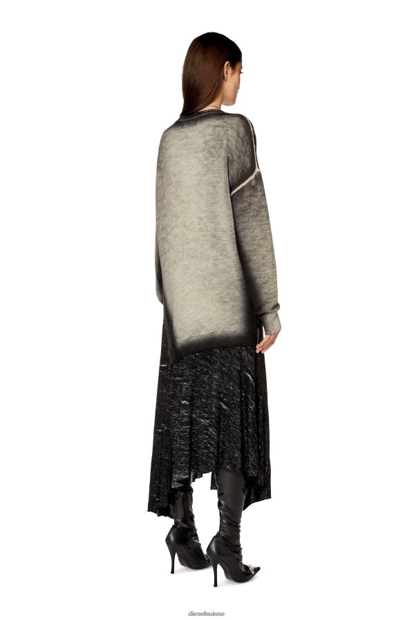 ch Diesel femmes m-kimolos gris noir 0R48H8818 vêtements