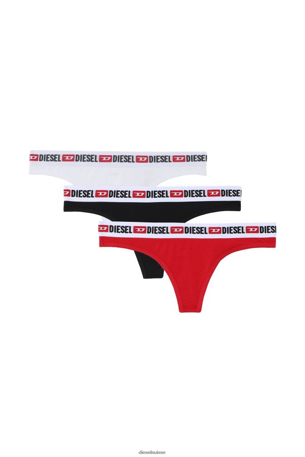 ch Diesel femmes ufst-stars-threepack blanc rouge 0R48H81043 vêtements