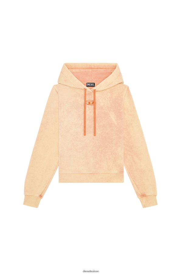 ch Diesel femmes f-reggy-hood-g2 orange 0R48H8895 vêtements