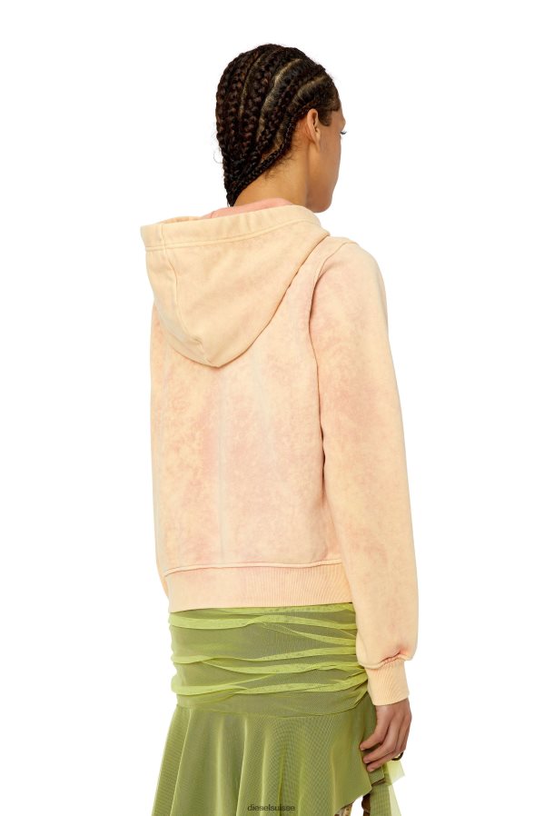 ch Diesel femmes f-reggy-hood-g2 orange 0R48H8895 vêtements