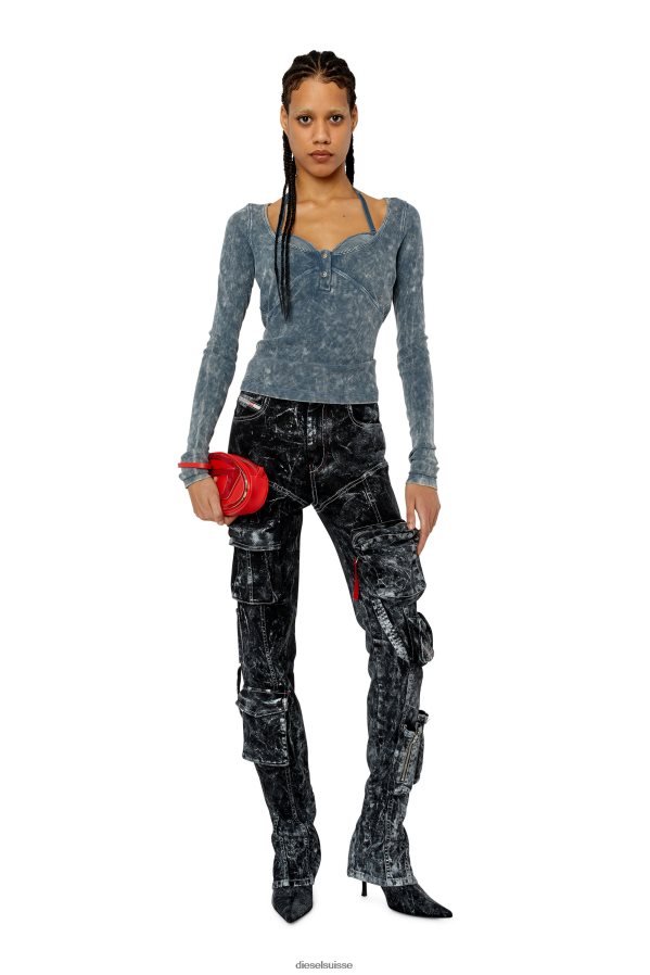 ch Diesel femmes t-analie bleu 0R48H8943 vêtements