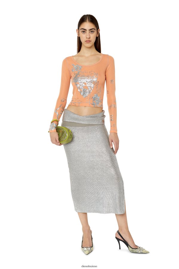 ch Diesel femmes t-ballersi poudre pour le visage 0R48H8951 vêtements