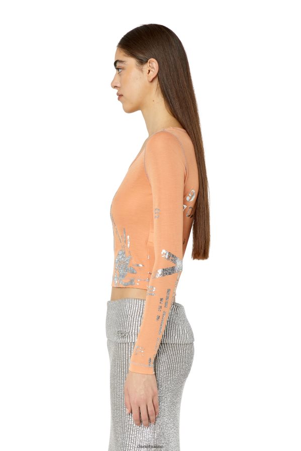 ch Diesel femmes t-ballersi poudre pour le visage 0R48H8951 vêtements