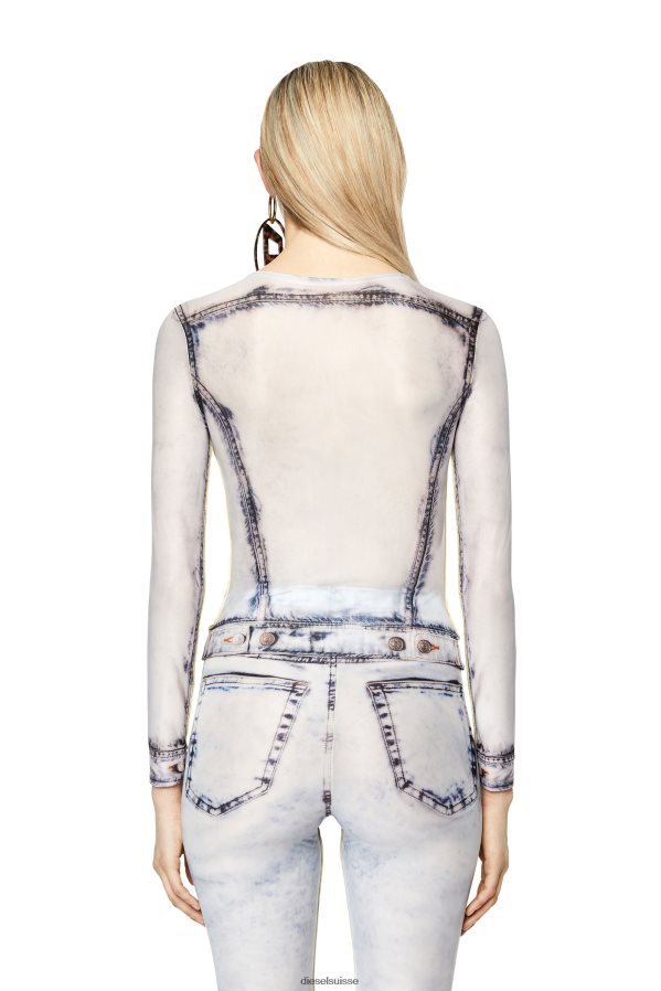 ch Diesel femmes t-clau-d2 blanc 0R48H8913 vêtements