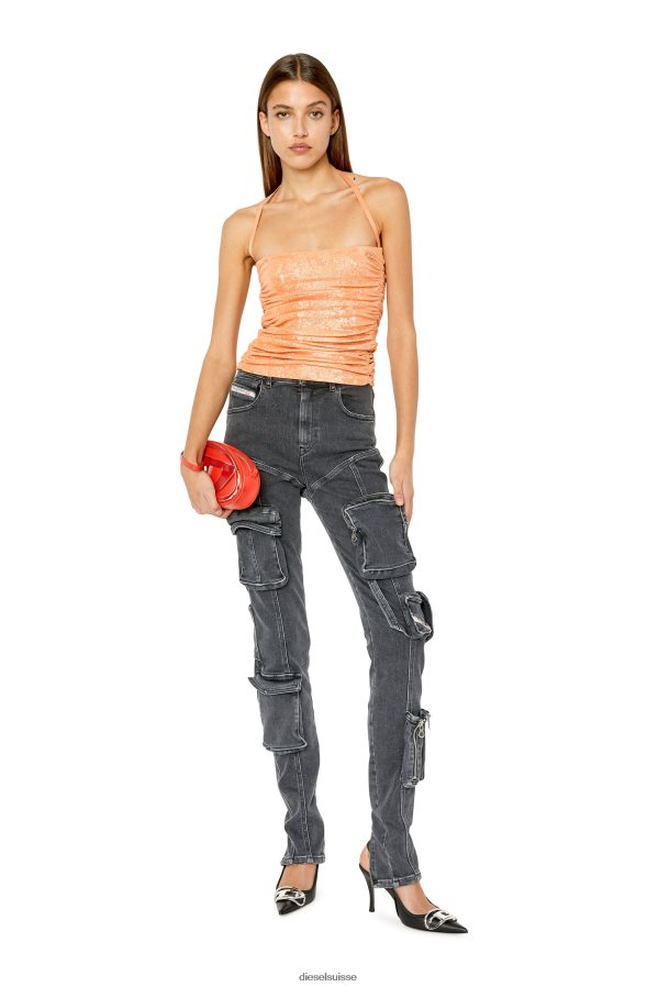 ch Diesel femmes t-dru orange 0R48H8952 vêtements