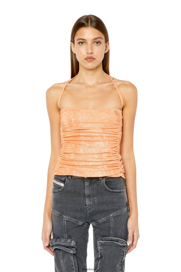 ch Diesel femmes t-dru orange 0R48H8952 vêtements