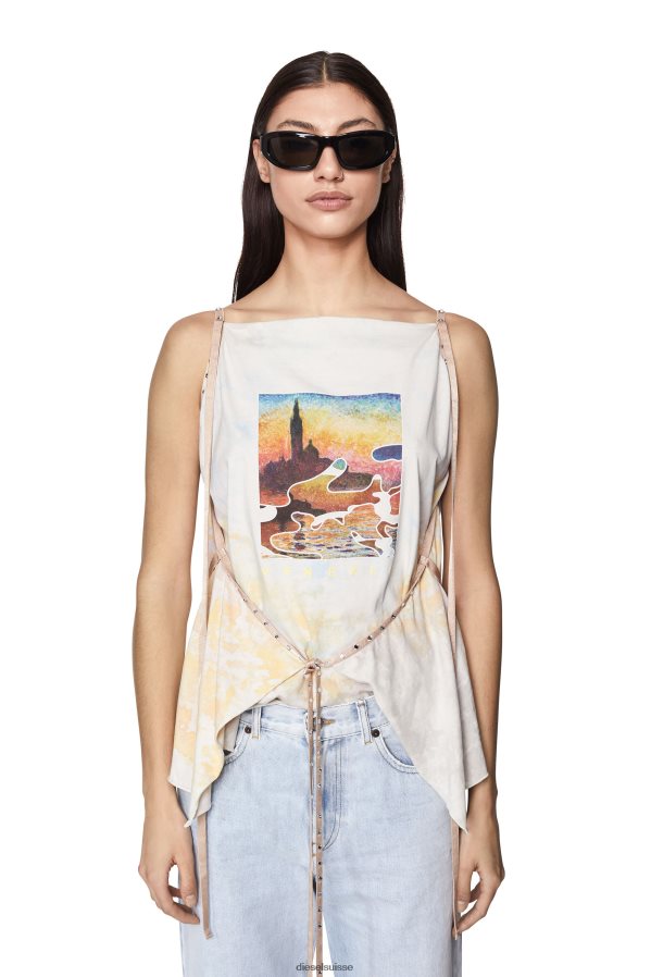 ch Diesel femmes t-holly-d1 blanc 0R48H8915 vêtements