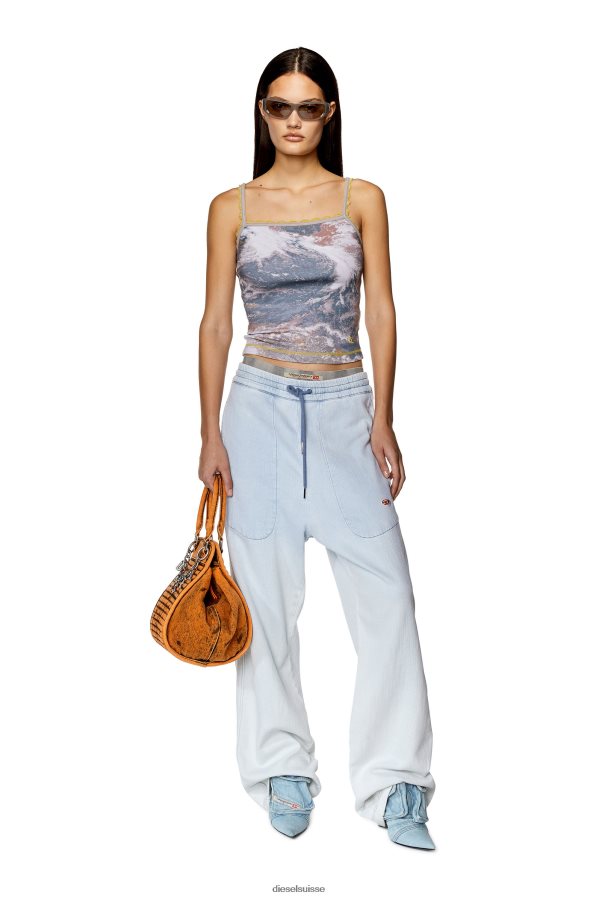 ch Diesel femmes t-hop-lace blanc 0R48H8916 vêtements