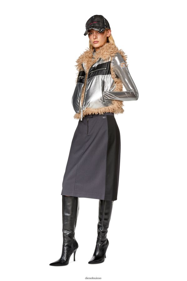 ch Diesel femmes t-métal-l1 argent 0R48H8930 vêtements