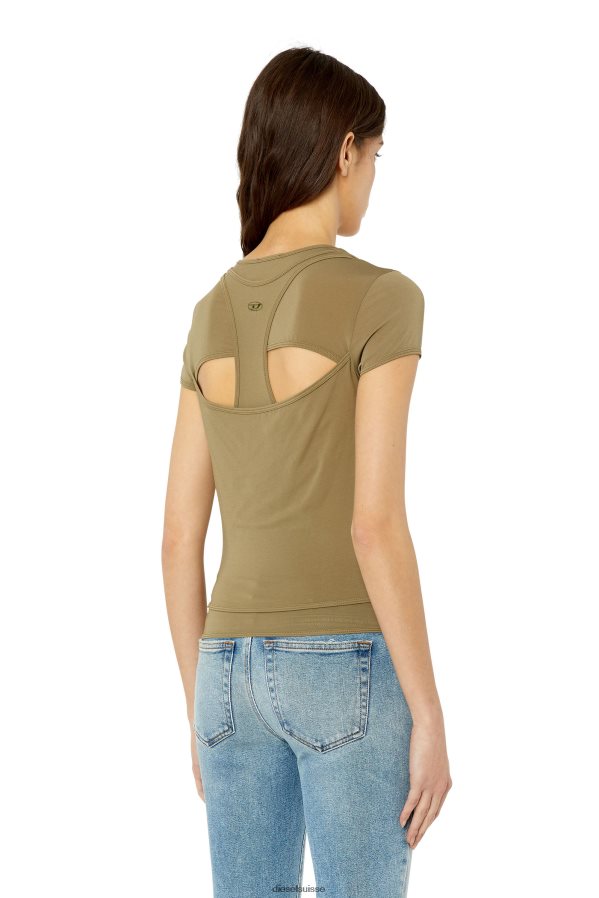 ch Diesel femmes t-olap brun clair 0R48H8939 vêtements