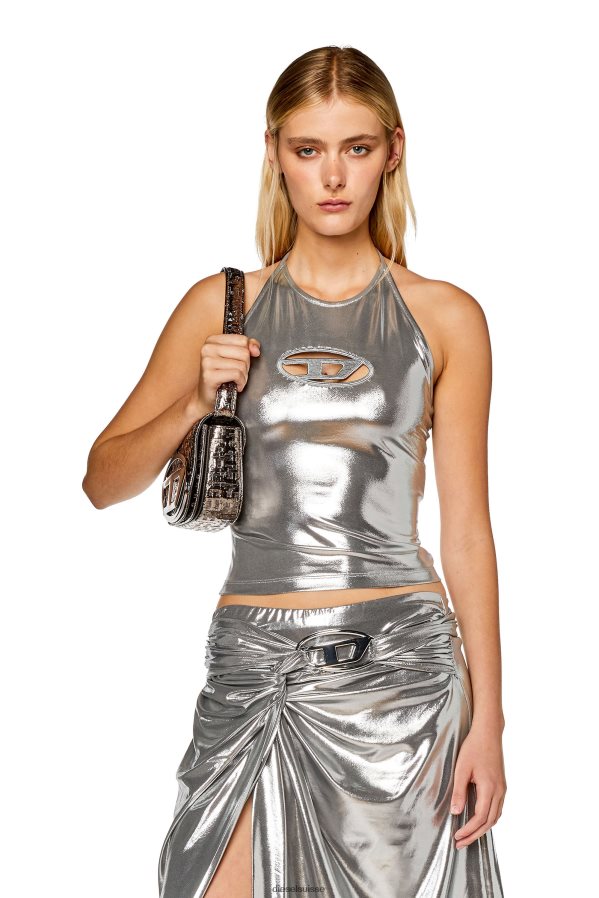 ch Diesel femmes t-salila-od argent 0R48H8919 vêtements