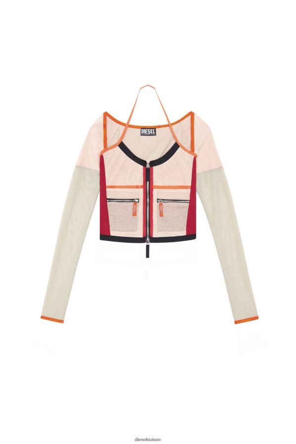 ch Diesel femmes t-tokat rose/rouge 0R48H8918 vêtements