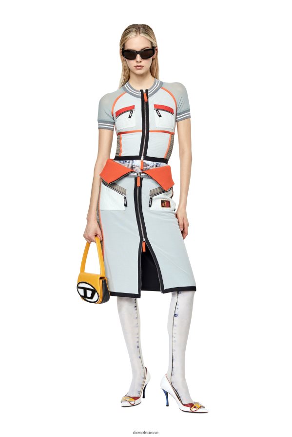 ch Diesel femmes t-toky orange/blanc 0R48H8912 vêtements