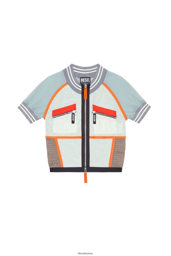 ch Diesel femmes t-toky orange/blanc 0R48H8912 vêtements