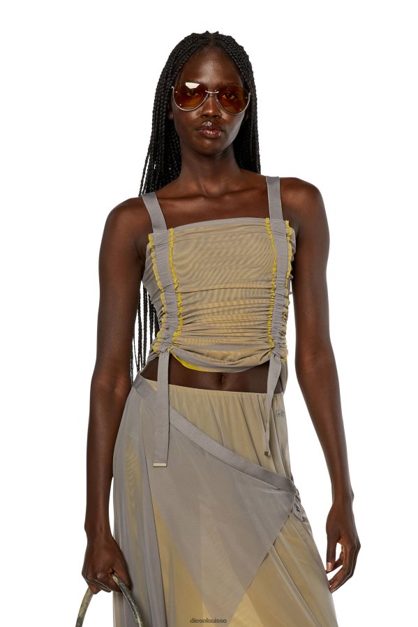 ch Diesel femmes t-yrant-l1 gris 0R48H8921 vêtements