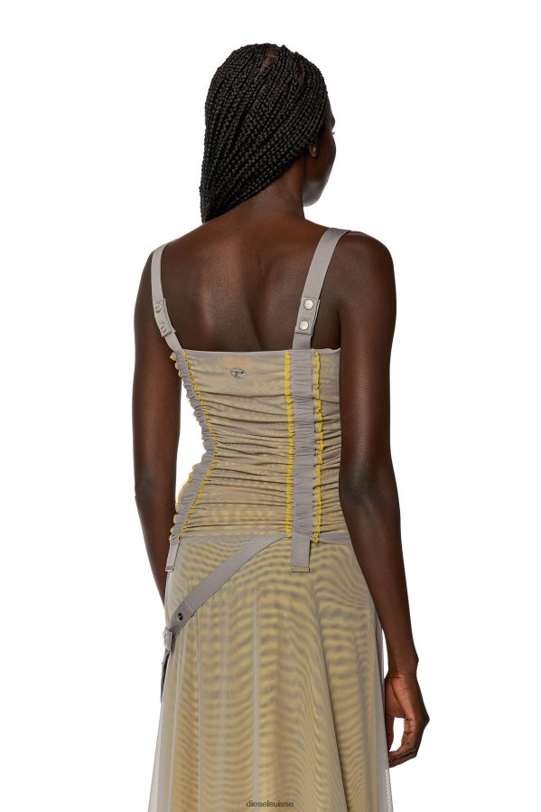 ch Diesel femmes t-yrant-l1 gris 0R48H8921 vêtements