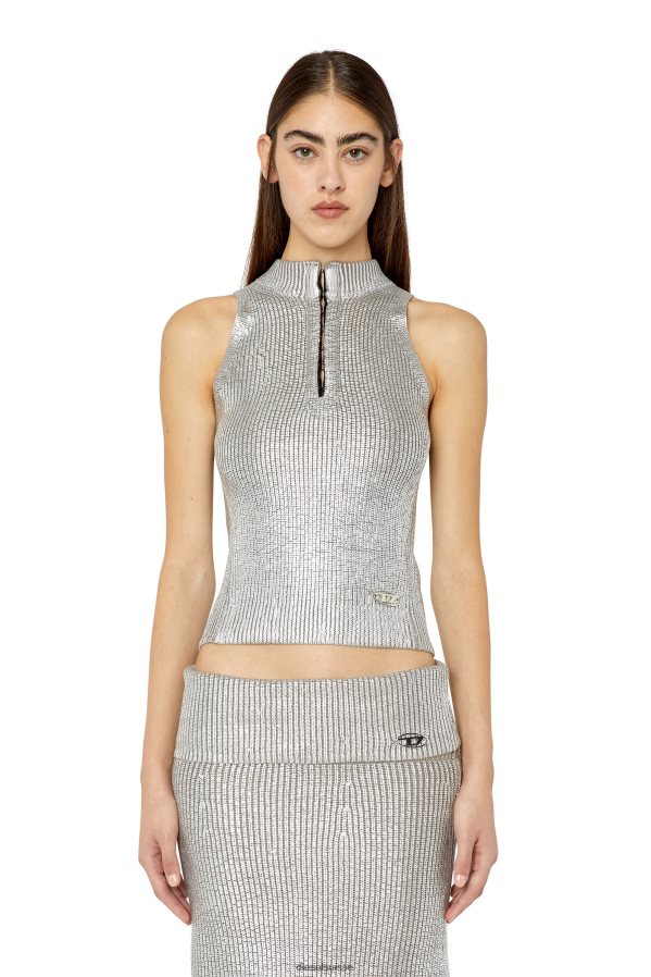 ch Diesel femmes m-addalena gris clair 0R48H8863 vêtements