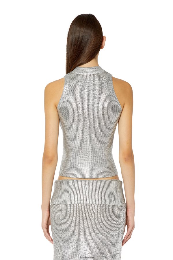 ch Diesel femmes m-addalena gris clair 0R48H8863 vêtements